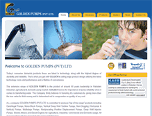 Tablet Screenshot of goldenpumps.com